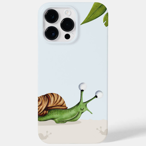 Spring Back Yard Snail Illustration Case-Mate iPhone Case