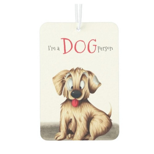 I'm a Dog Person Cute Illustrated Air Freshener