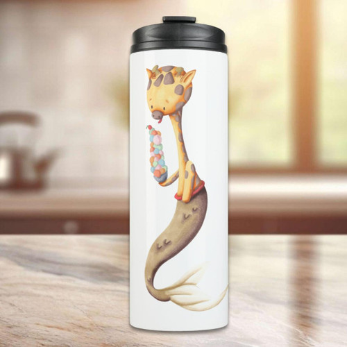 Whimsical Mermaid Giraffe Thermal Tumbler Whimsical Mermaid Giraffe Thermal Tumbler