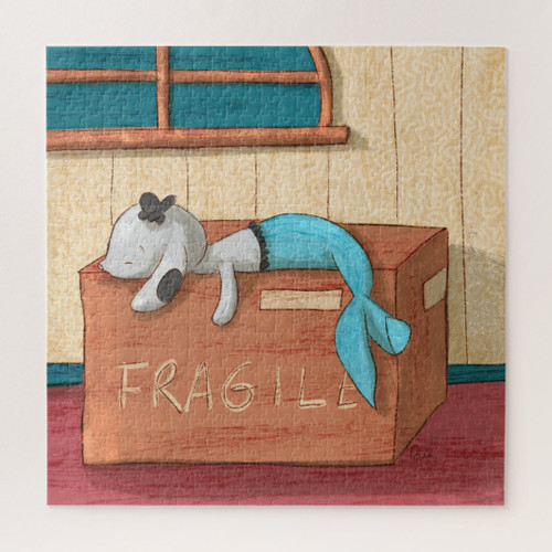 Cute Mermaid Dog jigsaw puzzle