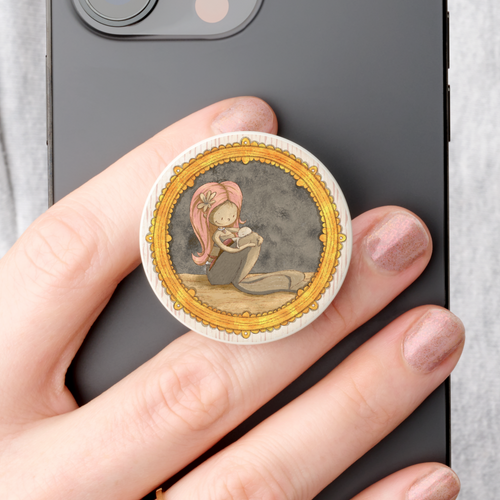 New Mom Mermaid with New Born Baby Illustration