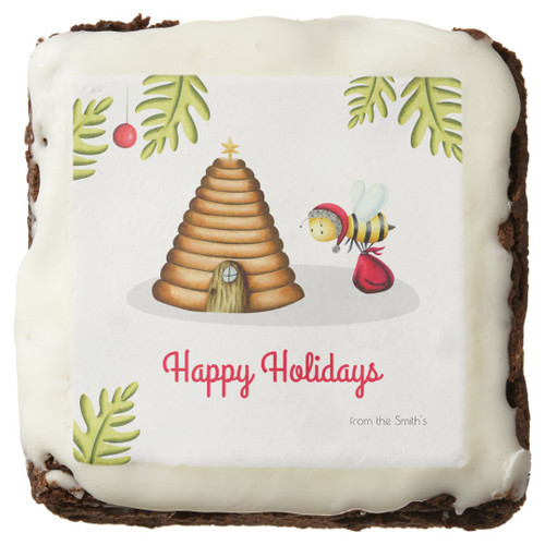 Cute Holiday Bee Brownie