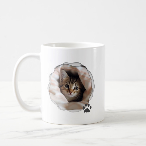 Best Cat Mom Photo Coffee Mug