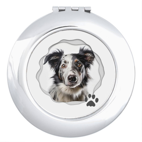 Cute Dog Pet Photo Compact Mirror
