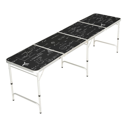 Black Math Formulas Equations Party Beer Pong Table