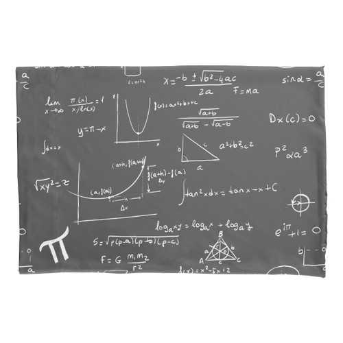 Modern Math Pattern pillow case