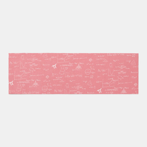 Pink Math Formulas Equations Entry Runner