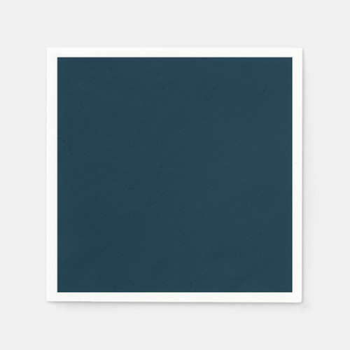 Simple Bold Dark Blue Party Napkins