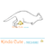 Kangaroo digital stamp for card making and scrapbooking.
