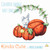 Rabbit among pumpkins digital stamp. Black and white only. Colored only for reference
