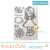 Girl with balloon clear stamp set