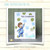 Handmade card using Little boy pointing colored printable pages