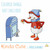 Snowman and mail digital stamp