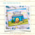 Dog house with dog digital stamp