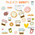 Donut digital clipart