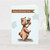 Dad Bear with Cub Father Personalized Birthday Card