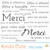 Thank You Sentiments Basics in French Digital Stamp Set