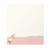 Minimalist Pink and Cream Hamster Personalized Notepad