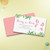 Tropical Twin Baby Shower Flamingo Bring a Book Enclosure Card