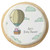 Hot Air Balloon with Bear Baby Shower Personalized Round Shortbread Cookie
