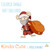 Mouse Santa Claus Digital Stamp