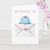 Happy Valentine's Day Minimalist Bird with Letter Card