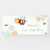 Mint honey bee gender neutral welcome baby shower Banner