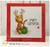 Card made by Christine using Reindeer with a present digital stamp