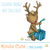 Reindeer with a present digital stamp.