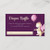 Pink Baby Dragon with Balloon Diaper Raffle Enclosure Card