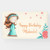 Cute Princess Floral Happy Birthday Girl Party Banner