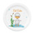 Eat cake little duckling neutral baby shower paper plate