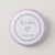 It's a Girl Pink Minimalist Baby Shower Favor button