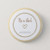 Sepia Minimalist Gender Neutral Baby Shower Favor button