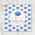 Cute Blue Graduation Cap Personalized Graduation Favor Tags