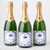 Royal Blue Cap Personalized Graduation Champagne Label