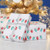 Red and Turquoise Christmas Lights Patterned Wrapping Paper