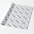 Elegant Grey Floral Patterned Wrapping Paper