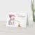 Cute Snowman Roasting Marshmallows Pink Holiday Card
