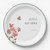 Butterfly Floral Girl Baby Shower Paper Plates