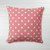 Cute Girly Pink Dot Decorative Throw Pillow