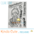Ballerina clear stamp with bilingual sentiments, in english and spanish.