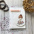 Card made by Patricia Alvarez using Ballerina clear stamp