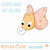 Little butterfly digital stamp