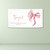 Elegant Blush Pink Bow Baby Shower Banner