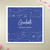 Elegant Royal Blue Script Math Graduate Party Napkins