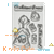 Set of bird clear stamps. Farewell stamp set.