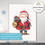 Cute Santa Claus with Presents - Clipart Illustration  - Commercial License - Instant Download