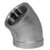 8"X45 Deg Fixed Elbow 316