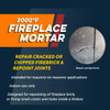 Gray Fireplace Mortar - 10.3 oz Cartridge